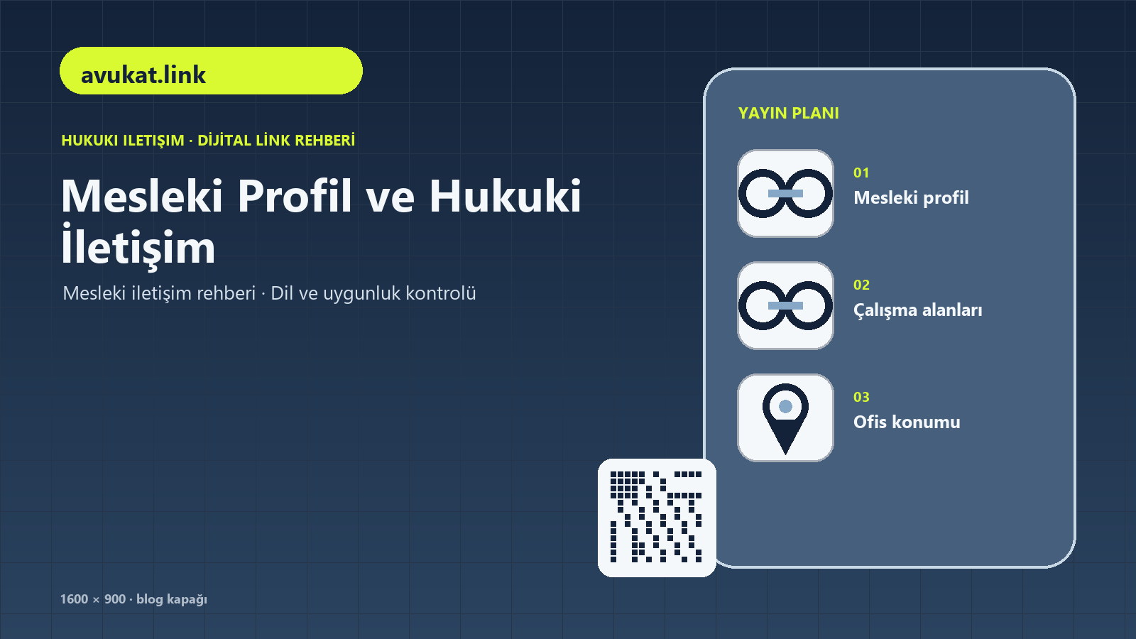 Avukatlar için web sitesi ile tek sayfa profil karşılaştırmasını anlatan hukuki iletişim rehberi kapağı